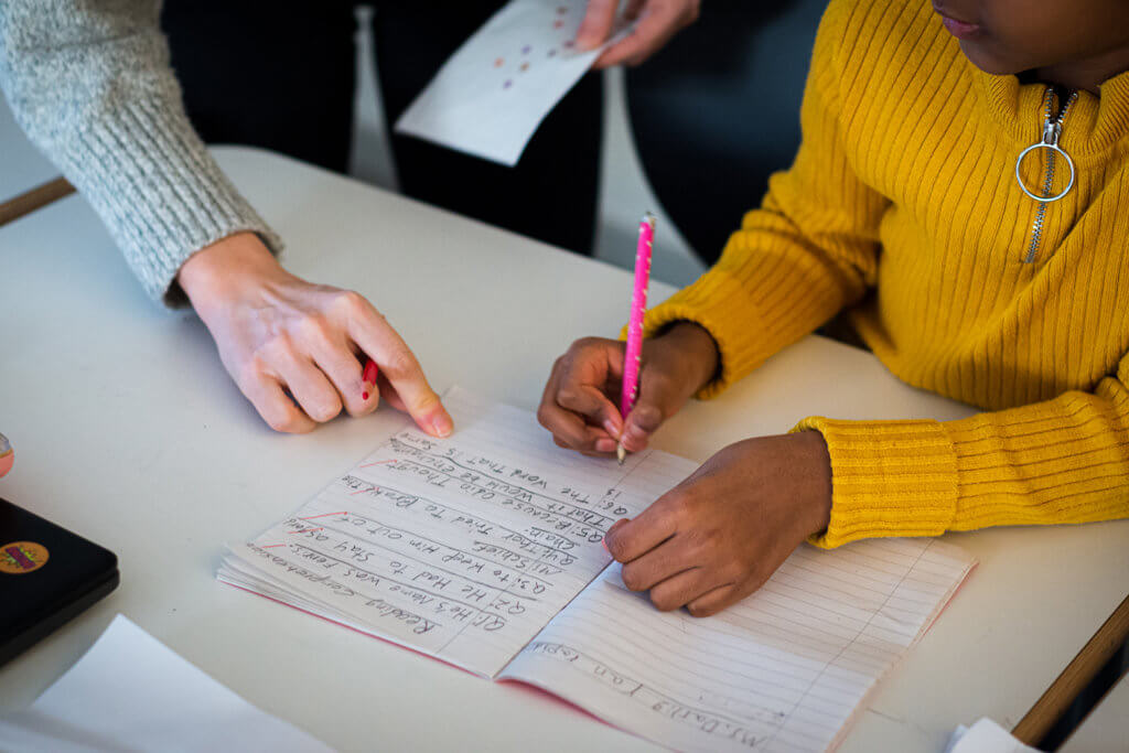 Pedagog och elev DIS